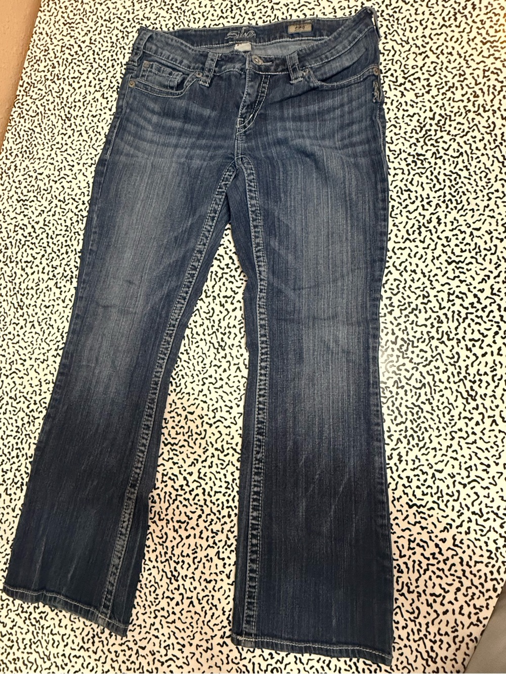 Silver brand Aiko Dark Blue Flared Jeans